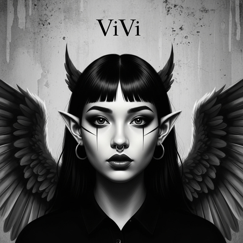 ViVi: Black-Haired Girl with Wings and Ears | Modern Mythical Fusion ViVi: Black-Haired Girl with Wings and Ears | Modern Mythical Fusion