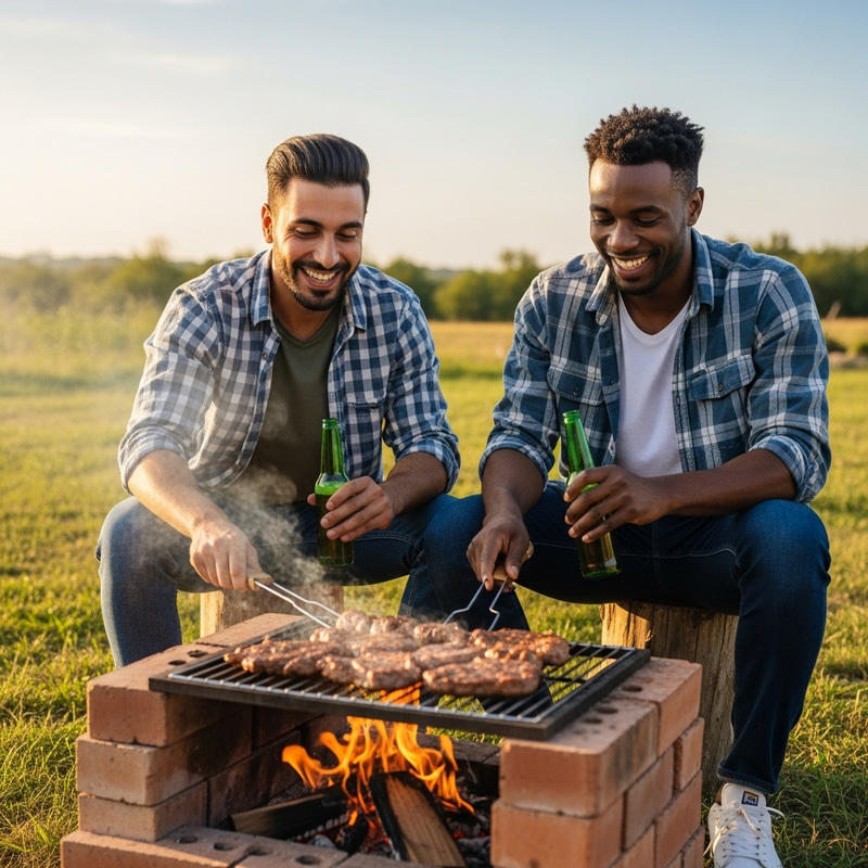 Country Cooking with Friends | Outdoor BBQ Grilling Fun