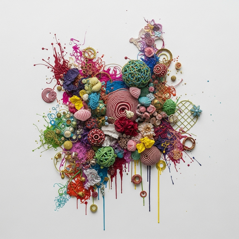 Nontraditional Art: A Daring Fusion of Abstract Designs Nontraditional Art: A Daring Fusion of Abstract Designs