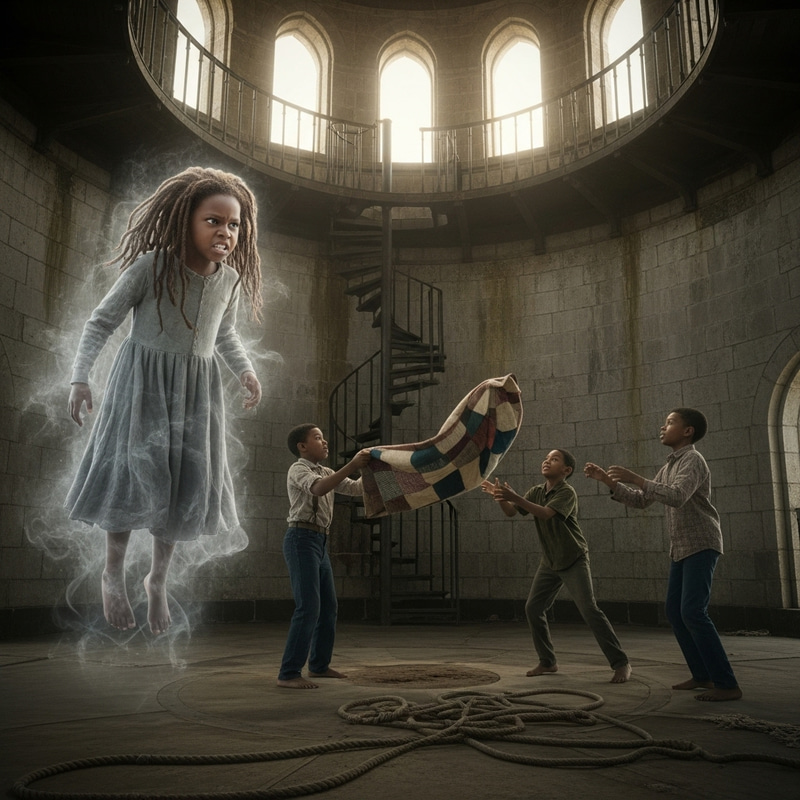 African American Girl's Anguish as Boys Disrespect Heirloom Blanket