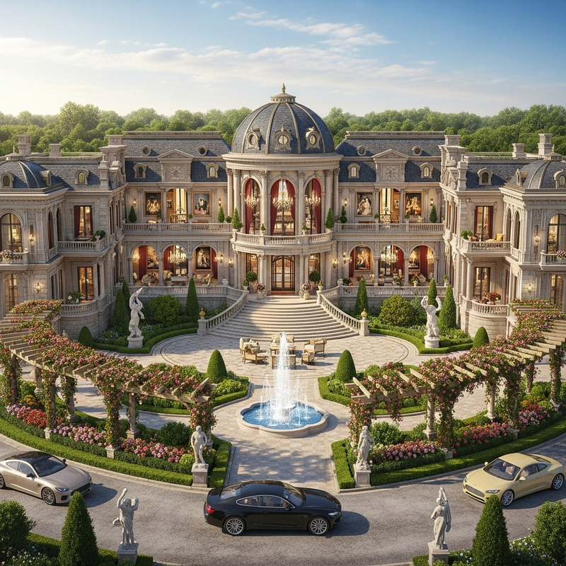 Extravagant Mansion & Opulent Wealth: Explore The Height Of Luxury