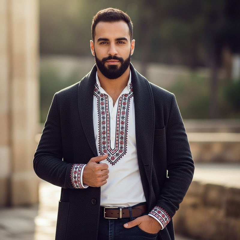 Handsome Man | Diverse Descent & Unique Style