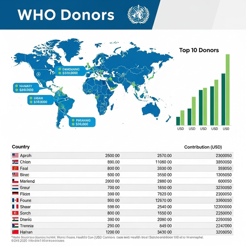 World Health Organization Donors by Country and Contribution Amount World Health Organization Donors by Country and Contribution Amount