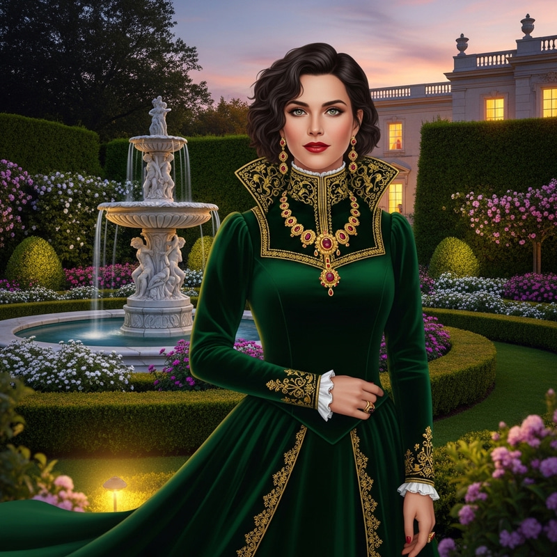 Nayeon: Super Rich Woman in Opulent Attire