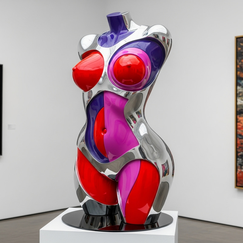 Jeff Koons-inspired Sculptural Female Anatomy Jeff Koons-inspired Sculptural Female Anatomy