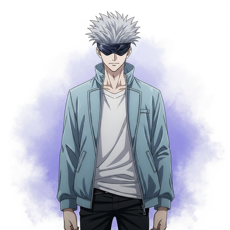 Gojo Satoru: Mysterious Anime Character with Silver Hair Gojo Satoru: Mysterious Anime Character with Silver Hair
