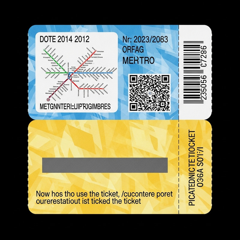 Metro Ticket - Information, Routes Map, Usage Instructions Metro Ticket - Information, Routes Map, Usage Instructions