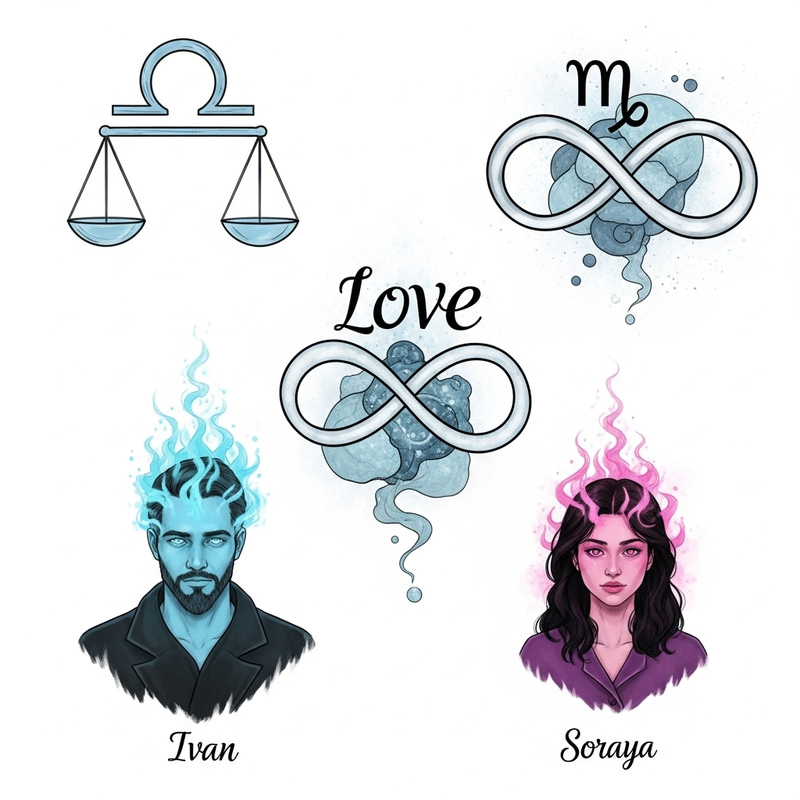 Libra Love Infinity Art with Ivan and Soraya Libra Love Infinity Art with Ivan and Soraya