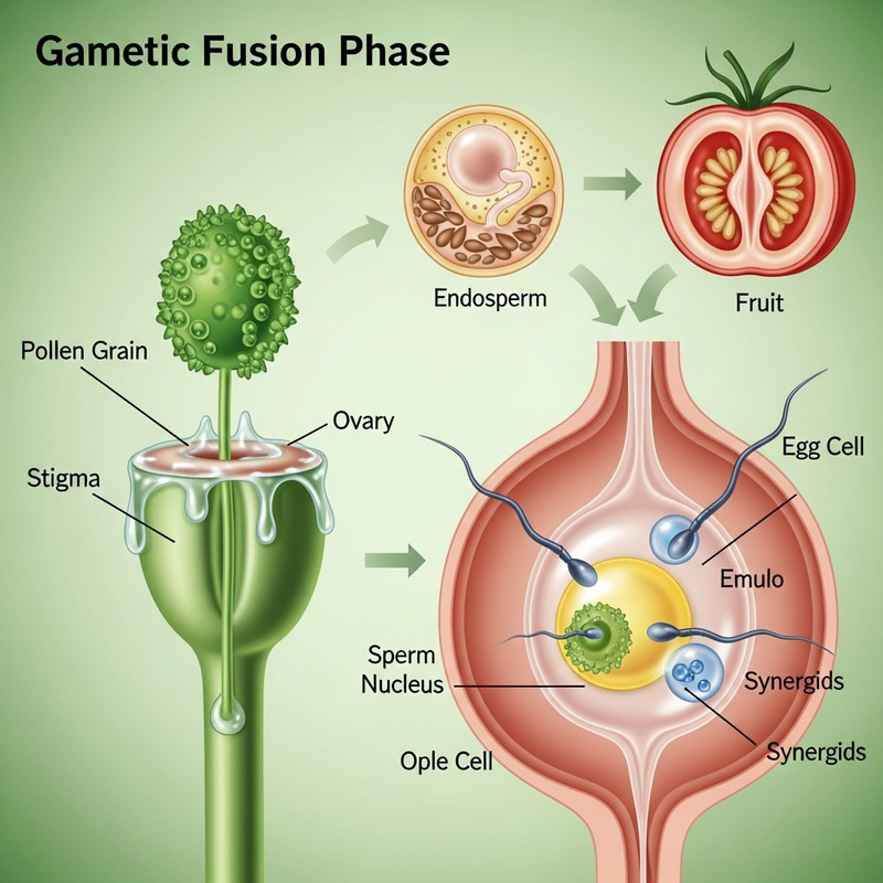 Embryo Development & Fruit Formation: Gametic Fusion Phase Embryo Development & Fruit Formation: Gametic Fusion Phase