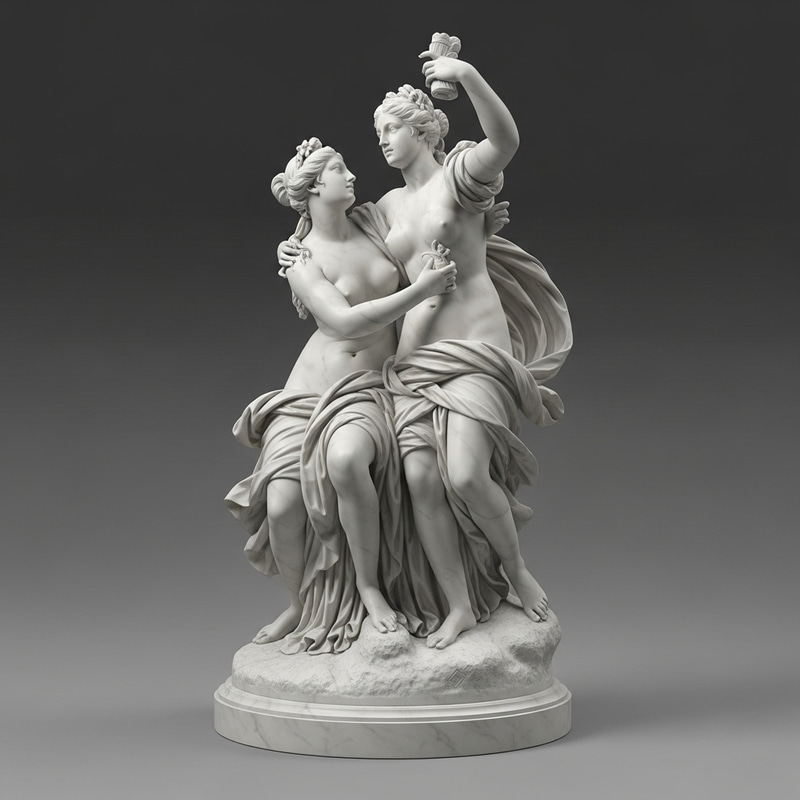 Gianlorenzo Bernini-Inspired Sculpture of Sensual Women | Baroque Art Gianlorenzo Bernini-Inspired Sculpture of Sensual Women | Baroque Art