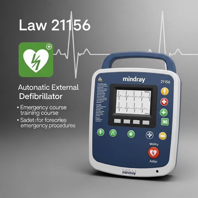 Law 21156 & Mindray AED Technology | Defibrillator Details Law 21156 & Mindray AED Technology | Defibrillator Details