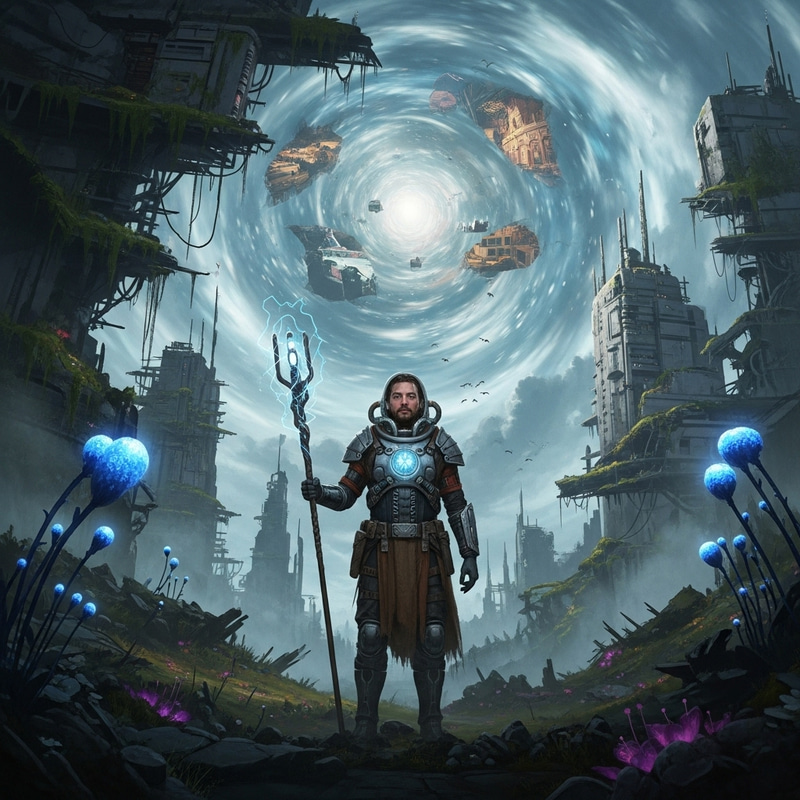 Heroic Time Traveler in Abandoned Timeline Heroic Time Traveler in Abandoned Timeline