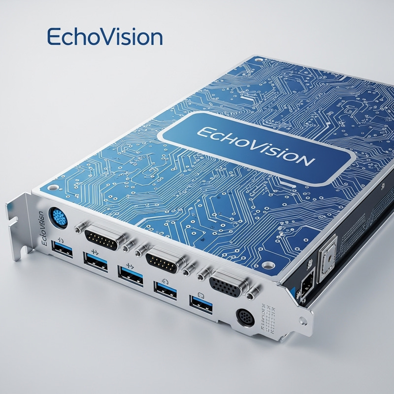 EchoVision Computer Component - Detailed 3D Design and Features EchoVision Computer Component - Detailed 3D Design and Features