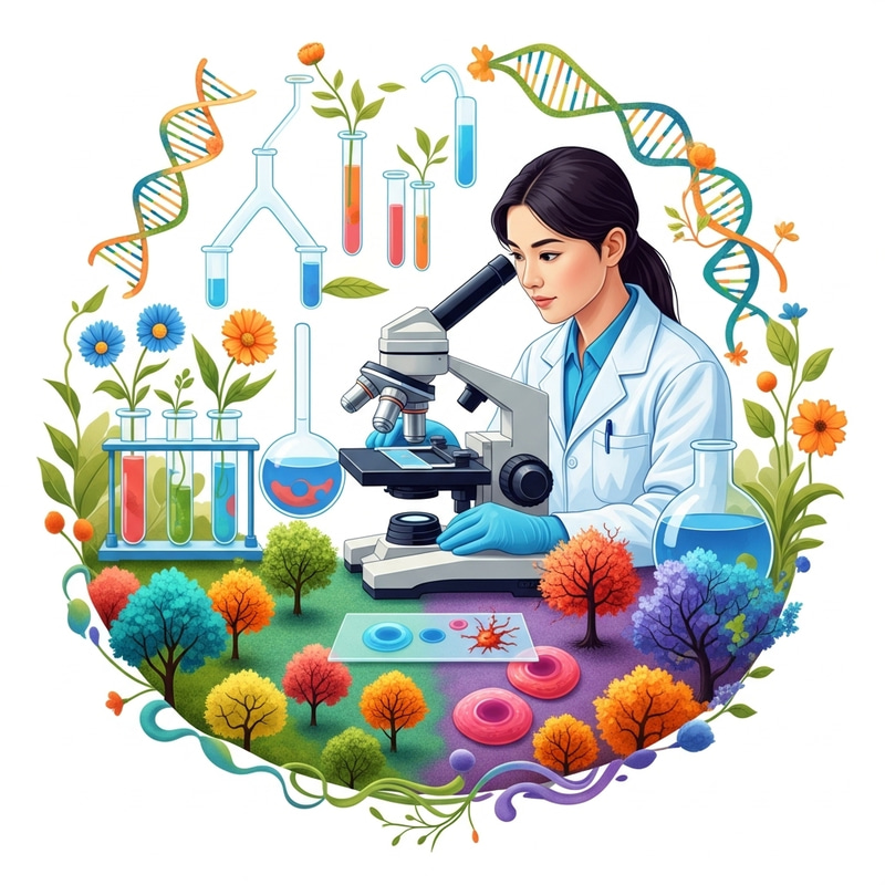 Abstract Cancer Detection Through Nature | Innovative Medical Science