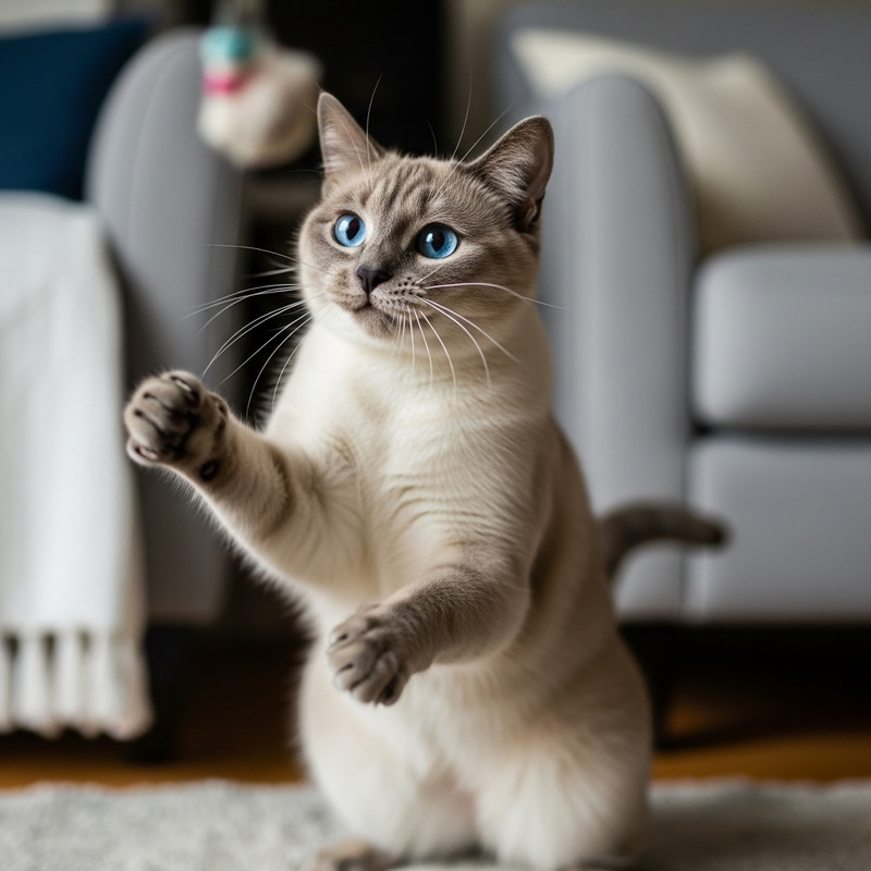 Happy Cat: Twilight-Colored Feline Companion Happy Cat: Twilight-Colored Feline Companion