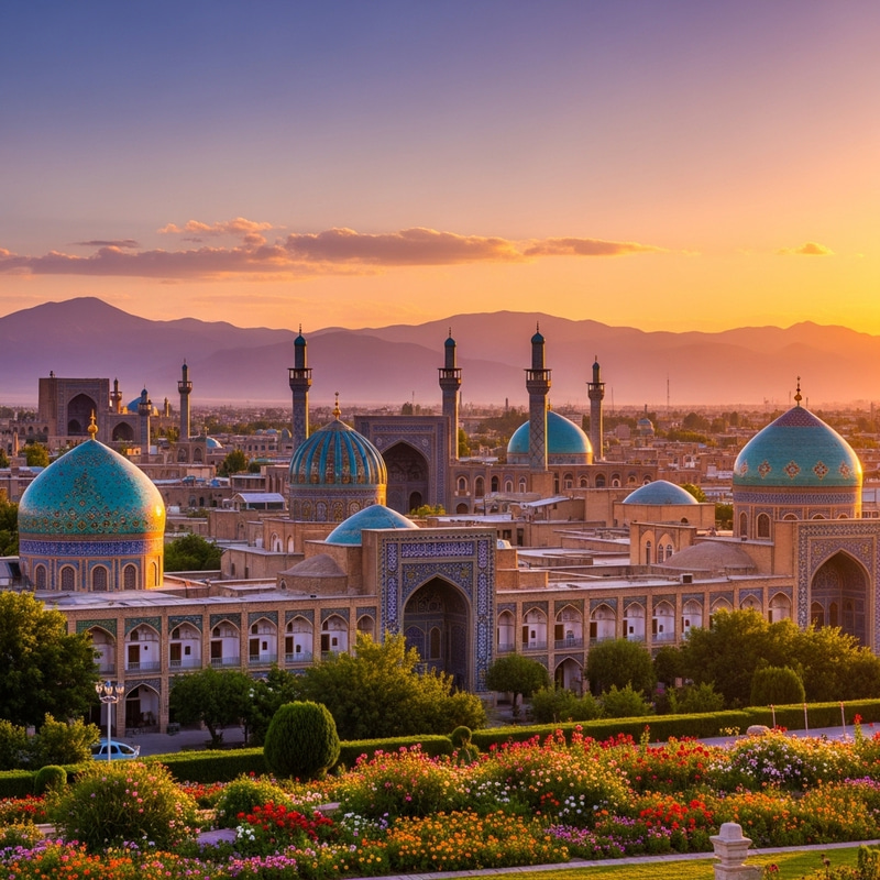 Sunset View of Shiraz
