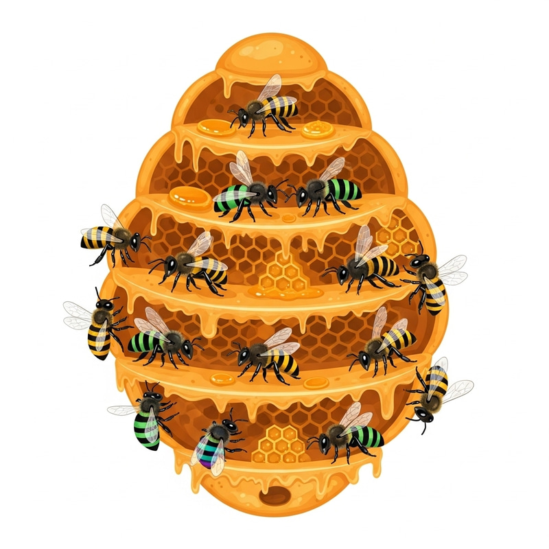 Classroom Hive: Diverse Categories Represented by Bees Classroom Hive: Diverse Categories Represented by Bees