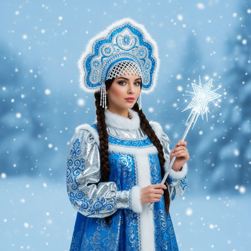 Naked Snow Maiden Costume - Traditional Russian Dress Idea
