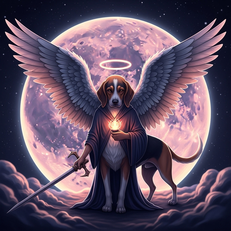 Celestial Canine: Half Human, Half Angel, Half Demon