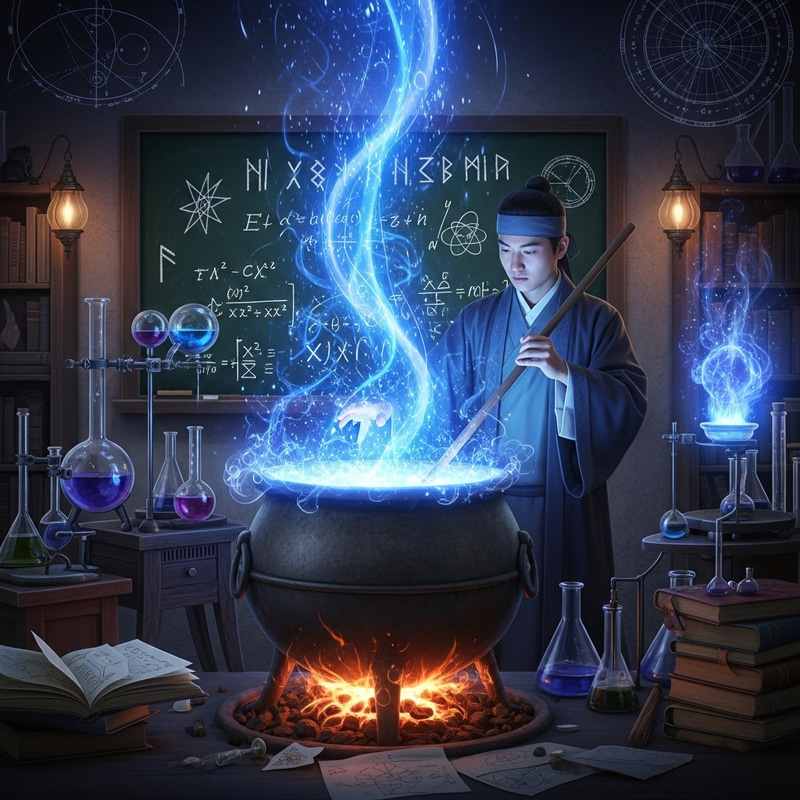 Quantum Cauldron: Where Magic Meets Science Quantum Cauldron: Where Magic Meets Science