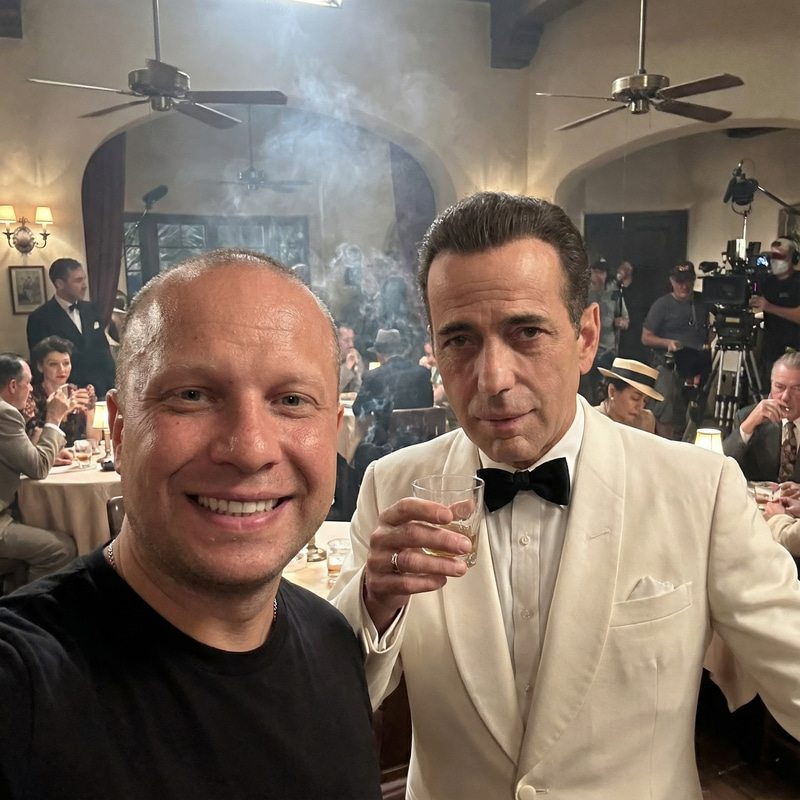 Selfie with Rick Blaine: Casablanca Set Experience