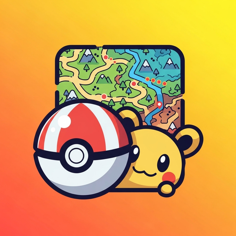 Pokemon App Logo Design | Mobile Game Pokemon App Logo Design | Mobile Game