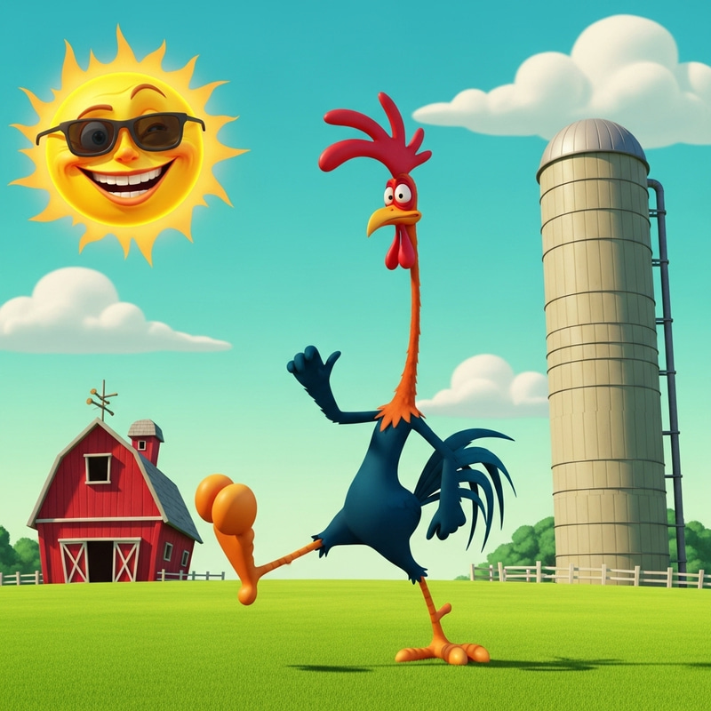 Comical Rooster Animation Scene | Hilarious Animation Cinematic Comical Rooster Animation Scene | Hilarious Animation Cinematic