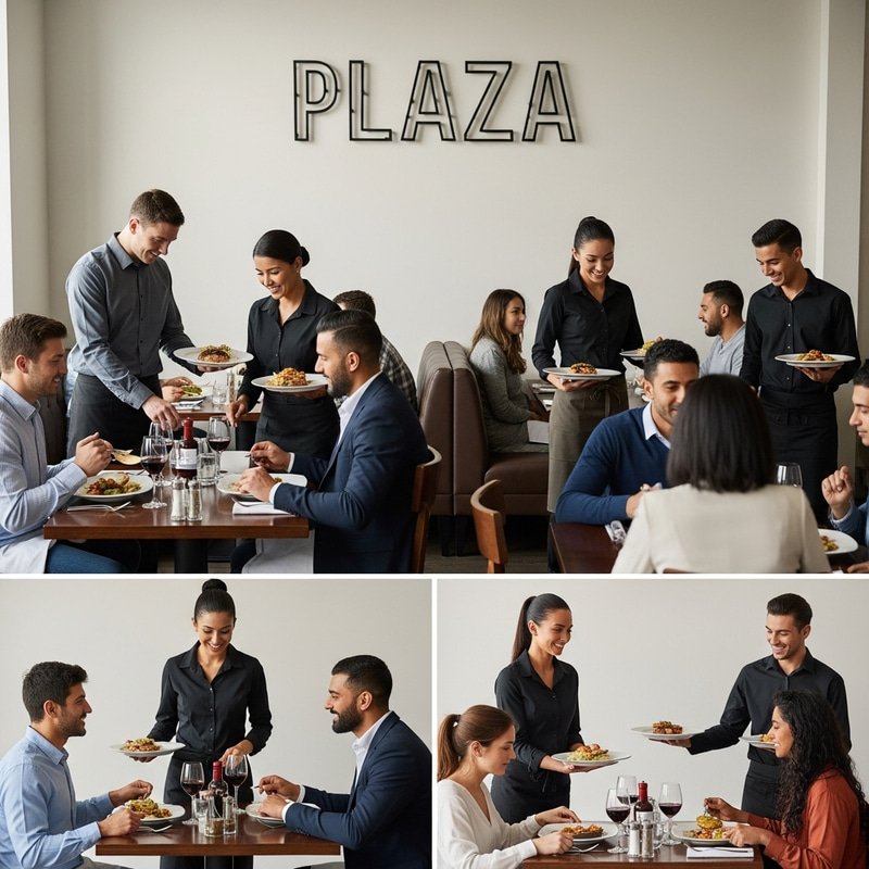 Restaurant Plaza - Hiring Waitstaff for Multicultural Environment