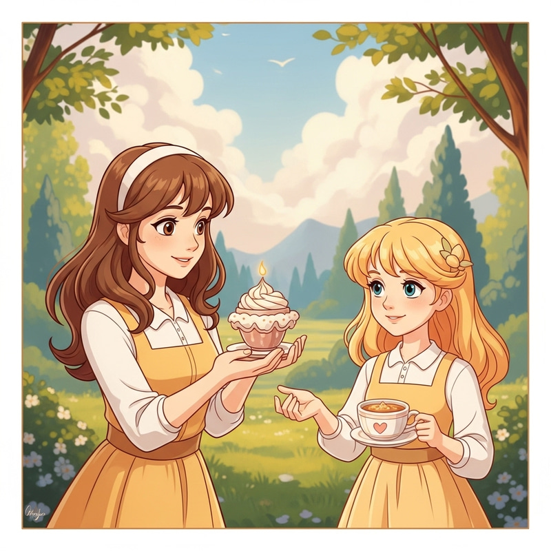 Enchanting Disney-Style Illustration Bringing Classic Animation Magic to Life Enchanting Disney-Style Illustration Bringing Classic Animation Magic to Life