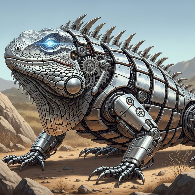 Create a Mechanical and Electronic Iguana - Detailed Design Create a Mechanical and Electronic Iguana - Detailed Design