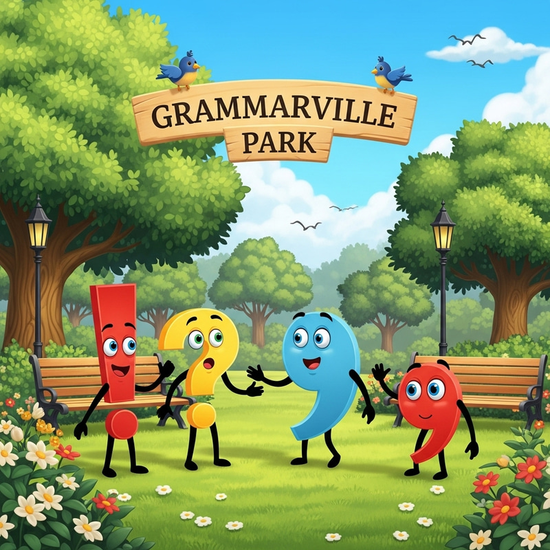 Grammarville Park Punctuation Pals Gathering Grammarville Park Punctuation Pals Gathering