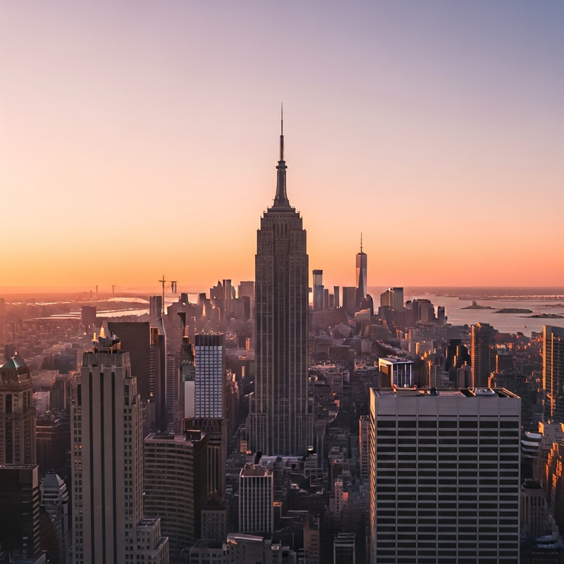 Minimalist Cityscape Sunset | Urban Geometry at Dusk Minimalist Cityscape Sunset | Urban Geometry at Dusk