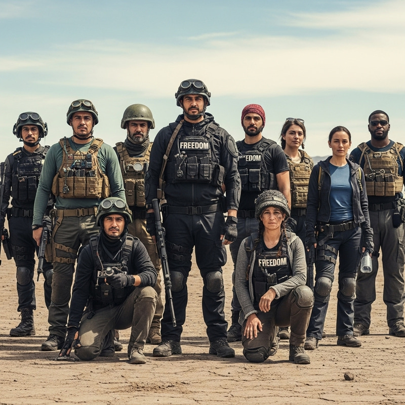 Survival Stalkers of Freedom: Diverse Post-Apocalyptic Explorers Survival Stalkers of Freedom: Diverse Post-Apocalyptic Explorers