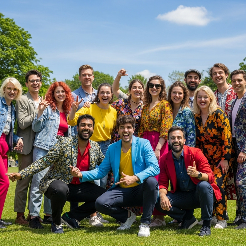 PapuSquad - Unique Group of Diverse Individuals Posing Together PapuSquad - Unique Group of Diverse Individuals Posing Together