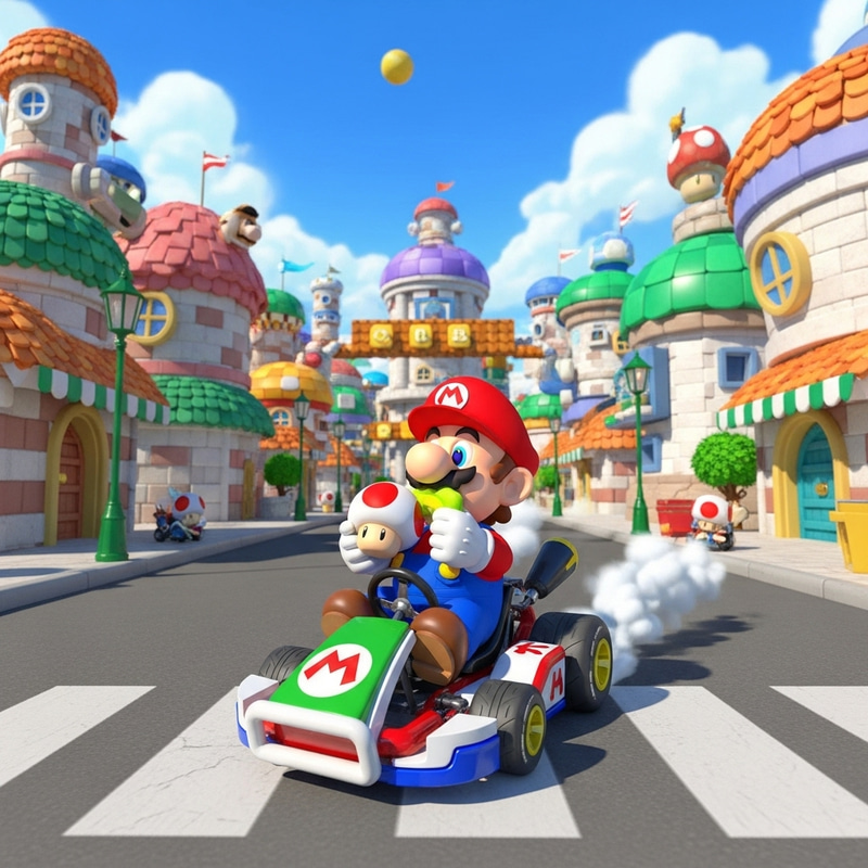 Dynamic Mushroom Kingdom | Mario's Kart Racing Adventure Dynamic Mushroom Kingdom | Mario's Kart Racing Adventure