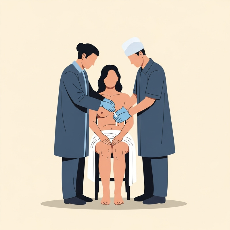 Adult Circumcision - Minimalist Illustration
