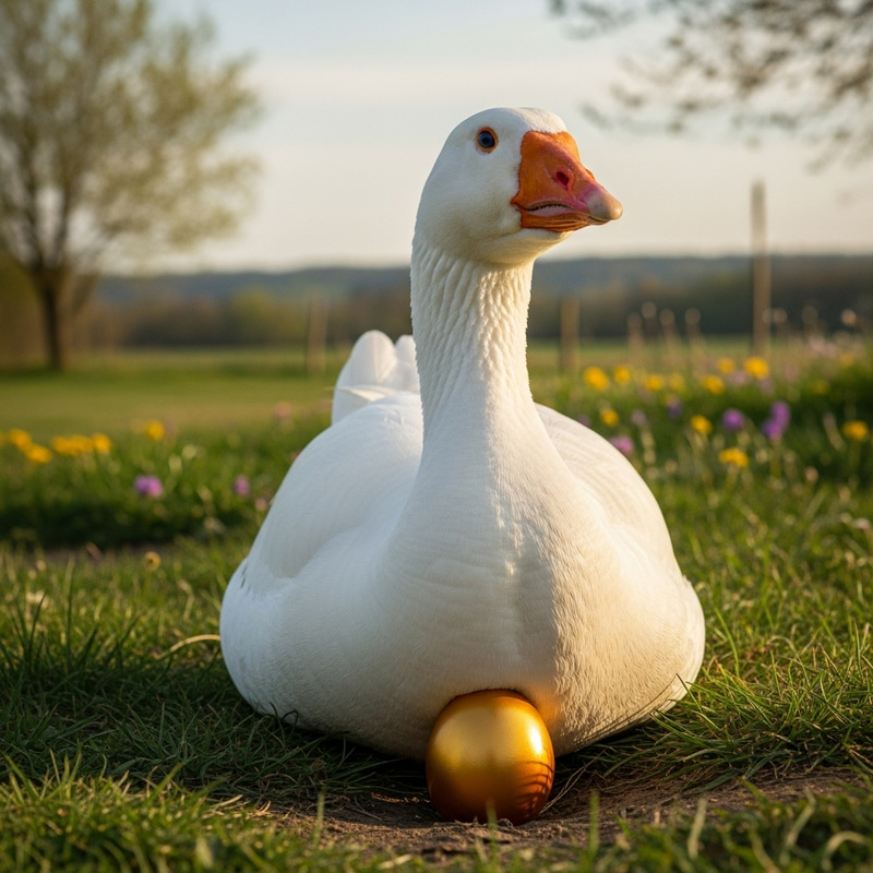 Goose with Golden Egg Scene