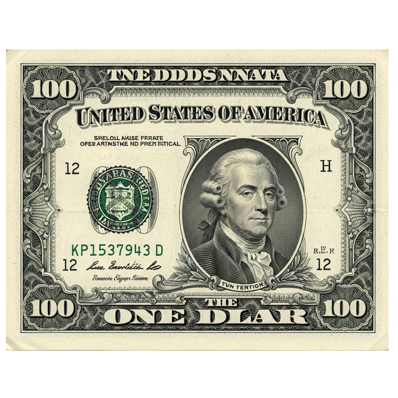 Stunning US 100 Dollar Bill Illustration Stunning US 100 Dollar Bill Illustration