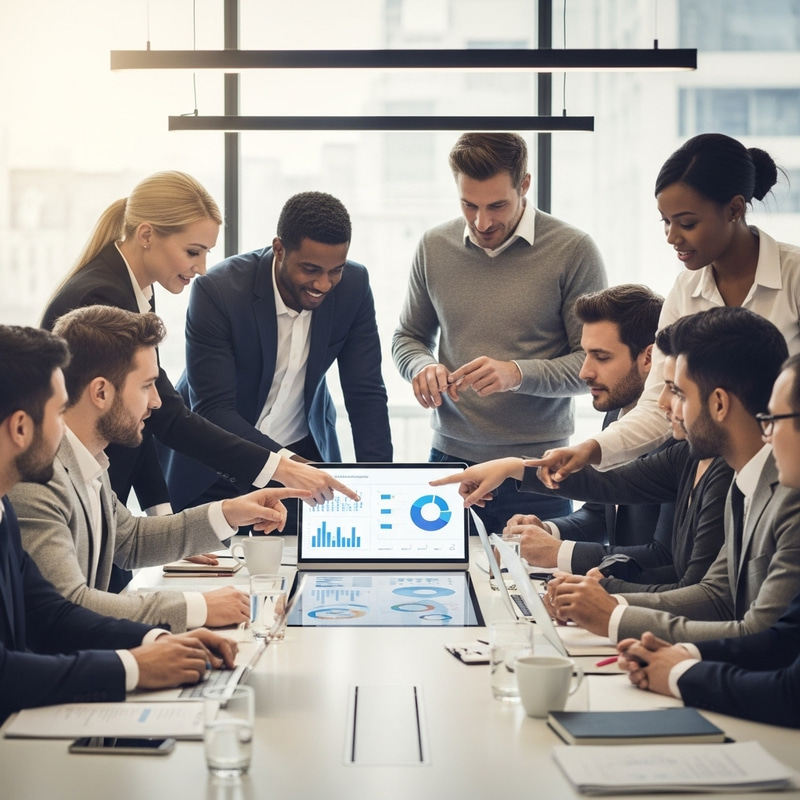 Dynamic Organizational Leadership | Modern Style Illustration Dynamic Organizational Leadership | Modern Style Illustration