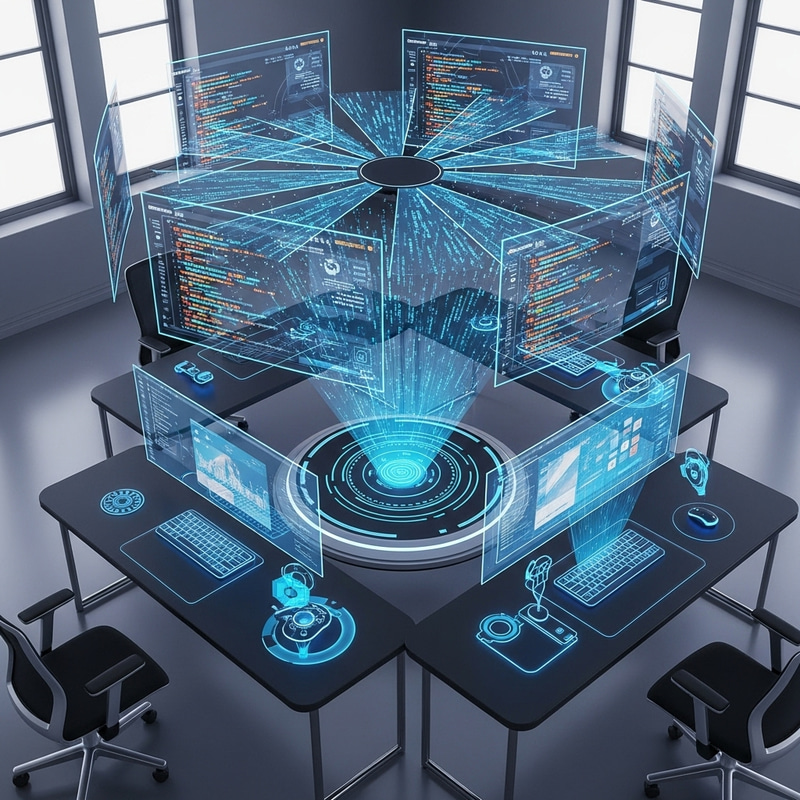 Futuristic Advanced Coding Platform Design Futuristic Advanced Coding Platform Design