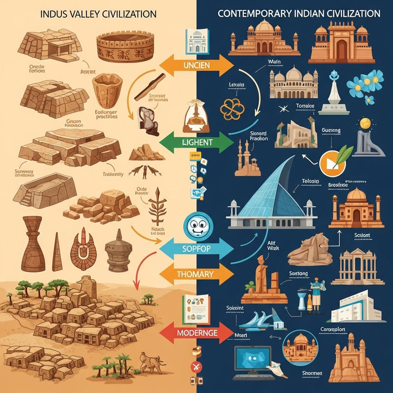 Connecting Indus Valley and Modern Indian Civilization Timeline Connecting Indus Valley and Modern Indian Civilization Timeline