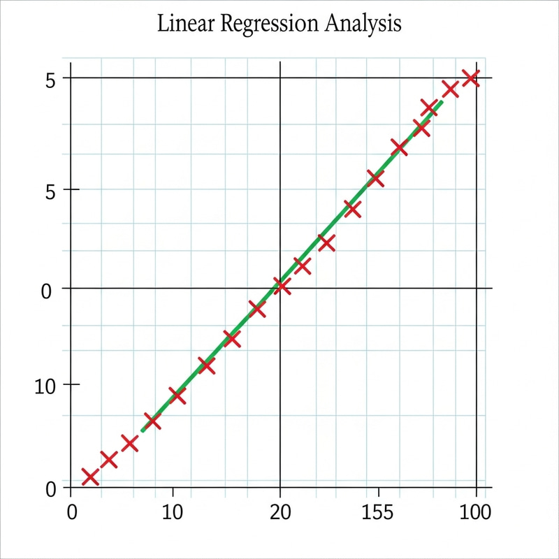 Linear Regression Analysis: Best Fit Line Graph Linear Regression Analysis: Best Fit Line Graph