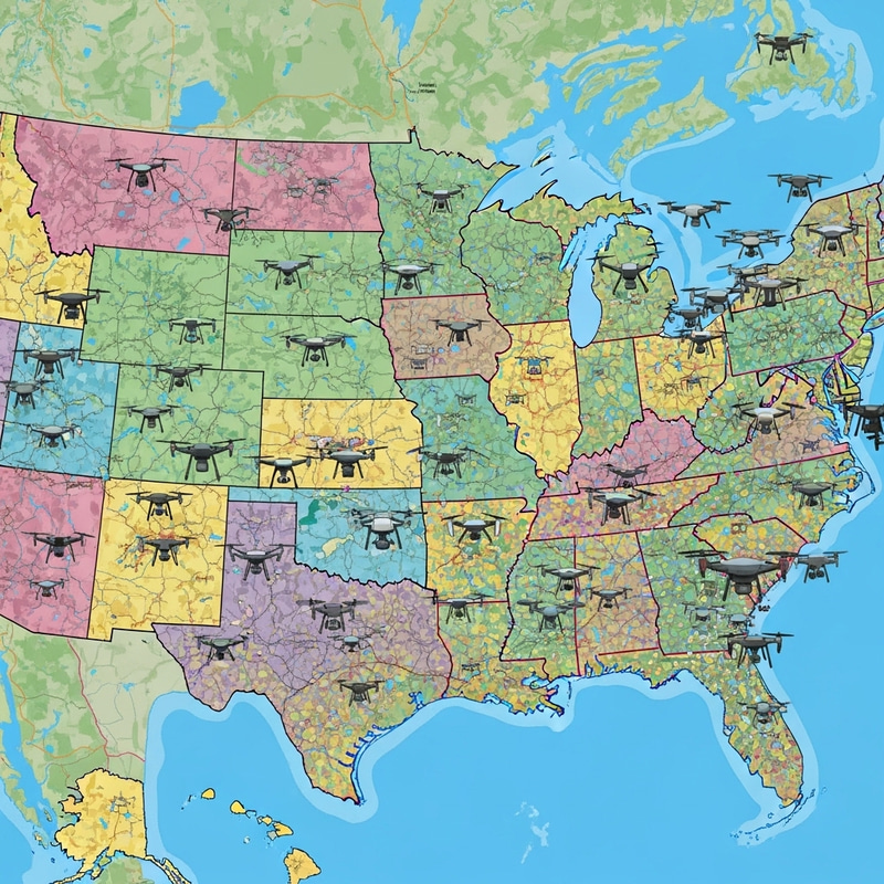 DJI Drone Map of the USA: Explore Icon Locations DJI Drone Map of the USA: Explore Icon Locations