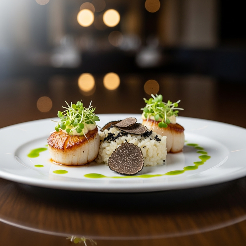 Gourmet Food Photography: Elegant Plating & Soft Lighting Gourmet Food Photography: Elegant Plating & Soft Lighting