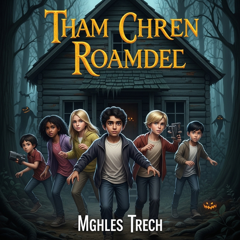 Multi-Cultural Escape Adventure: Thrilling Book Cover featuring Diverse Characters Multi-Cultural Escape Adventure: Thrilling Book Cover featuring Diverse Characters