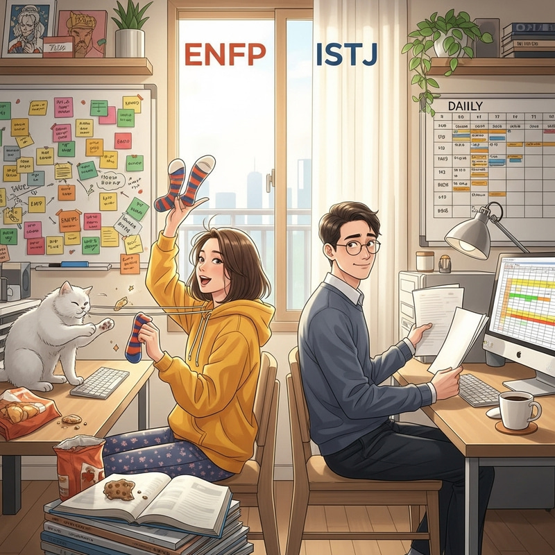 Laugh Out Loud with Korean Couple's Unbelievable Day Based on MBTI Differences Laugh Out Loud with Korean Couple's Unbelievable Day Based on MBTI Differences