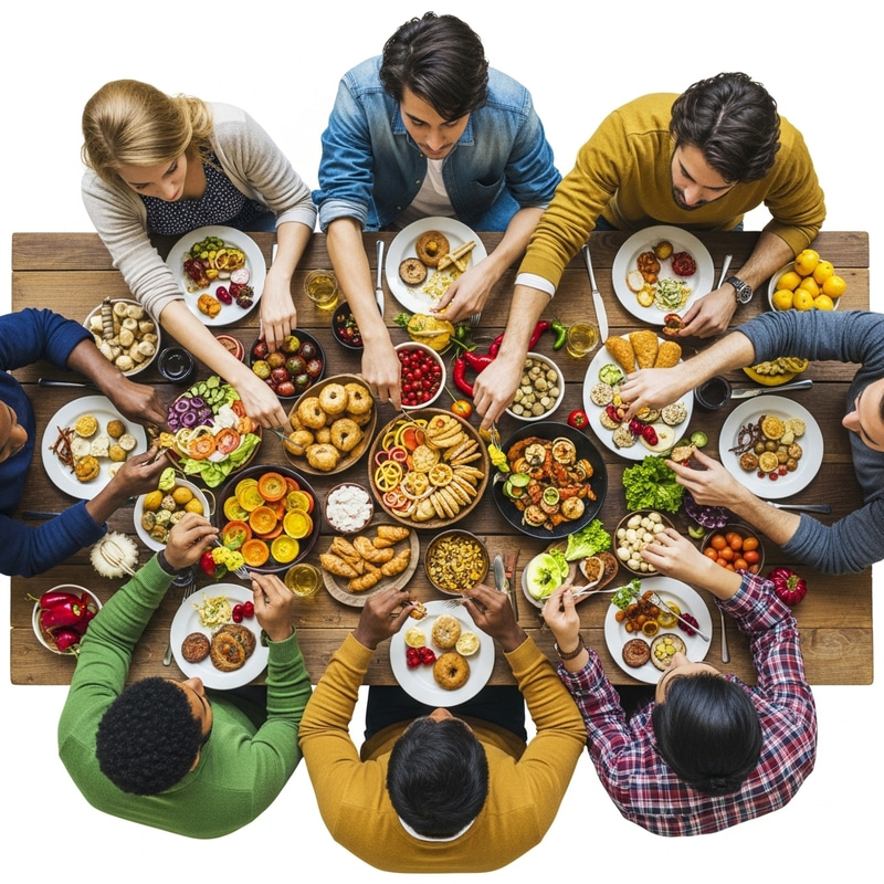 International Food Diversity - A Visual Feast for Unity