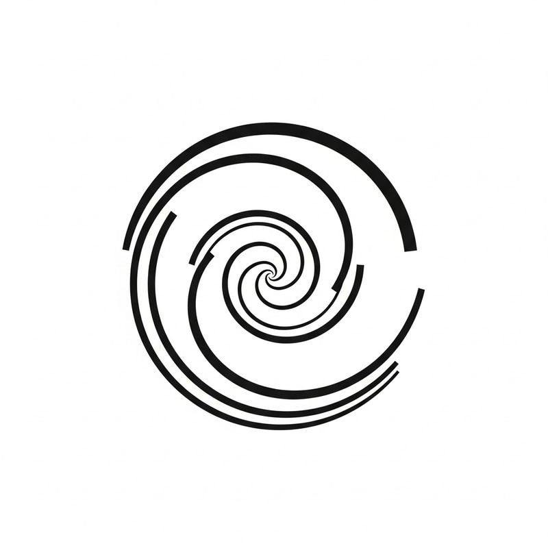 Elegant Black Spiral | Dreamcast-Inspired Design Elegant Black Spiral | Dreamcast-Inspired Design