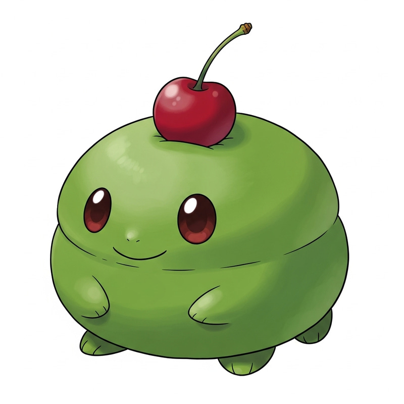Green Rice Cake Pokemon - Unique Sweet Design