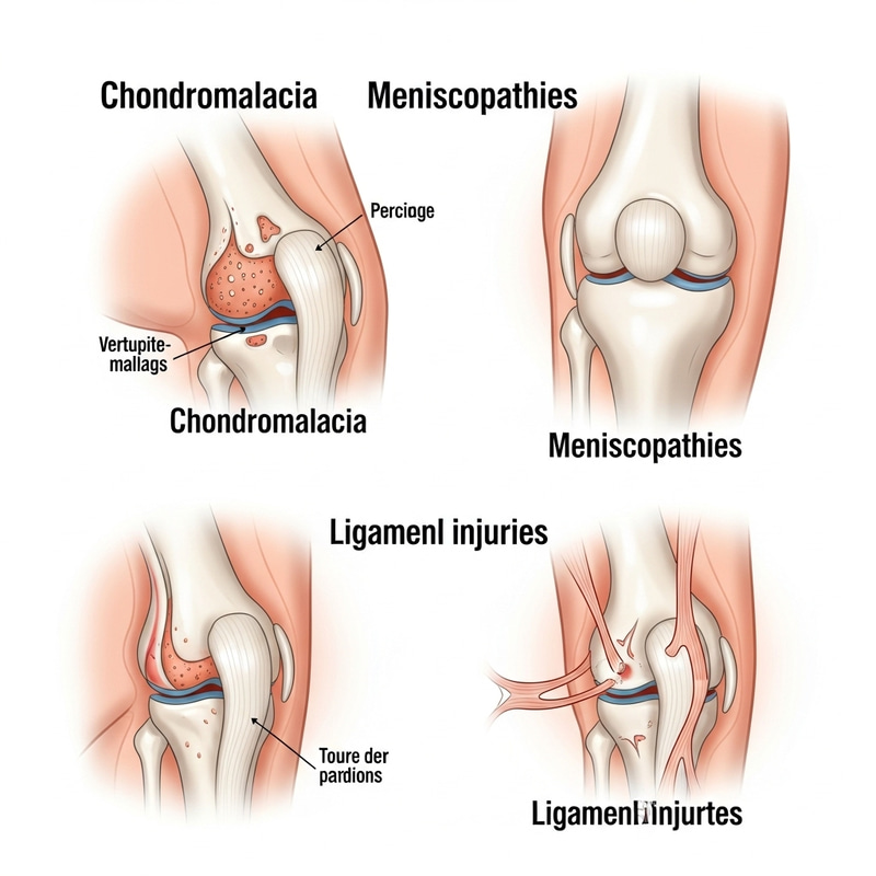 Chondromalacia, Meniscopathies & Ligament Injuries Chondromalacia, Meniscopathies & Ligament Injuries